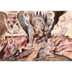 Hand Made Oil Reproduction   William Blake   24 x 16 inches   Minos 