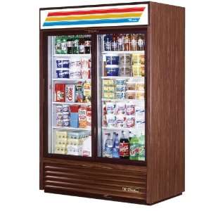  True GDM 47 2 Sliding Glass Door Merchandiser Refrigerator 