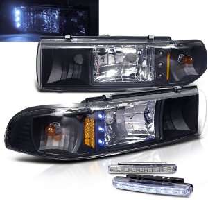   91 96 Chevy Caprice Impala LED Head Lights + Bumper Light Automotive