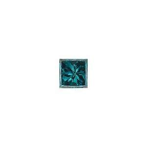  0.52 Cts of Blue Diamond ( Princess   VS ) Jewelry