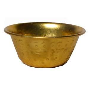  Chinese Gold Offering Bowl 
