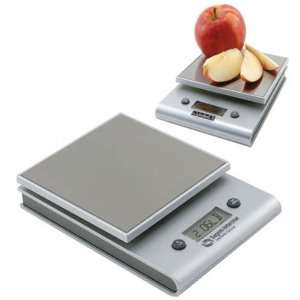  Stainless steel digital kitchen scale.