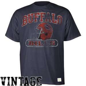 NFL Reebok Buffalo Bills Showboat Heathered T Shirt   Navy 