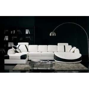  Ultra Modern Leather Sectional Sofa