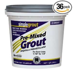  1 Quart Linen Pre Mixed Grout Sold in packs of 6