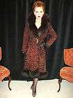 Fur Coat Broadtail Curly Lamb & Fox Princess Style Full Length Coat 