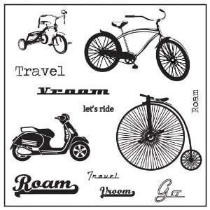  Maya Road Cycle Ogy Stamp Sheet, 4 Inch by 4 Inch Arts 