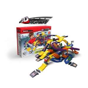  Modular 3D Construction Highway Kit Toys & Games