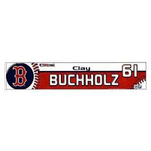  Clay Buchholz #61 2008 Red Sox Game Used Locker Room 