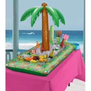  Luau Palm Tree Inflatable Buffet Cooler Party Supplies 