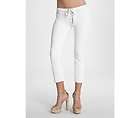 NWT GUESS 79 Emma Skinny Capri Cargo Pants Jeans White sz 24 items in 