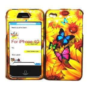  Yellow Flower with Green Blue Butterfly Rubberized Snap on 