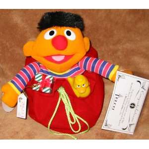    Sesame Street Ernie Christmas Bag Motion ettes Plush Toys & Games