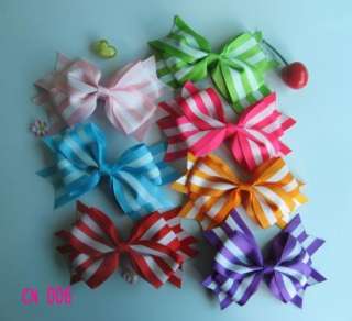 pcs 4 inch Girl Costume Boutique Large Hair Bows Clip for gift 
