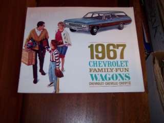 1967 Chevrolet Family Fun Wagons booklet  Chevelle  