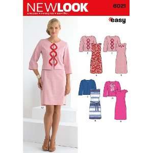  New Look sewing pattern 6021 Misses Dresses & Jacket 