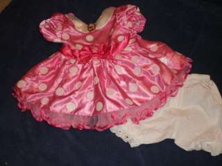 Minnie Mouse Costume for Infants Pink 12M New Disney  