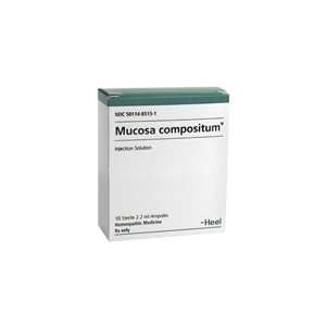  Mucosa Compositum Rx 10 Injectables 22 mL by Heel BHI 
