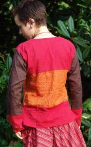 Tie Dye Yoga Patchwork Hippie Boho Tank Top Shirt