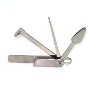    Tamper Reamer 3 in 1 Tobacco Pipe Tool   Lightweight Stainless Steel