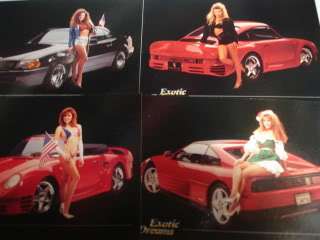 Exotic Dreams 1992 NEAR COMPLETE SET MISSING only 1 CARDS  