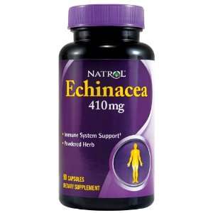  Natrol Herbs Echinacea 410 mg 90 capsules 90 capusles 