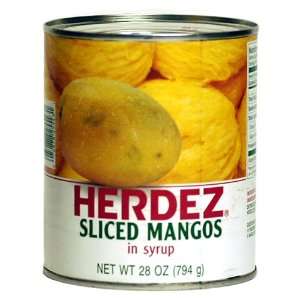 Herdez Sliced Mangos 28 oz  Grocery & Gourmet Food