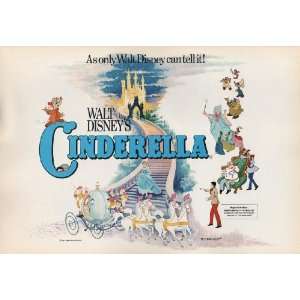  Walt Disneys Cinderella   Movie Poster Print   8.25 x 11 