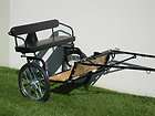 New Easy Entry Style Small Mini Horse Cart W / 45 Shafts / Metal 