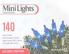 blue mini christmas lights  