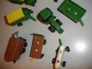   SMALL OR MINI ERTL TOY FARM EQUIPMENT   TRACTOR AND ETC. SEE PHOTOS