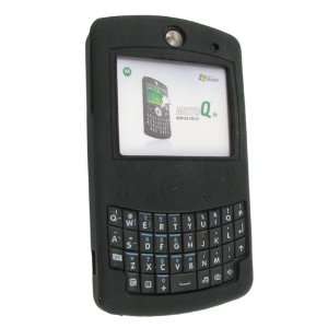  Silicone Skin Case for Motorola Q9h, Black Cell Phones 