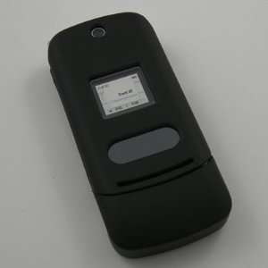   Rubber Black Hard Case for Motorola MOTOKRZR KRZR K1m 