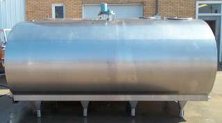 MUELLER O38346 2500 Gallon Stainless Steel Bulk Milk Tank  