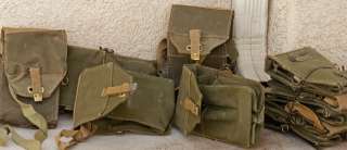   Bag Pouch Shoulder Strap WWII Style Military Surplus Olive Drab Canvas
