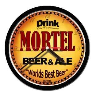  MORTEL beer and ale cerveza wall clock 
