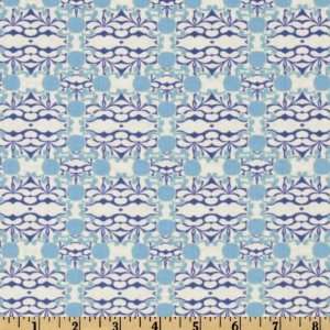  44 Wide Morning Tides Cream Water Fabric By The Yard 