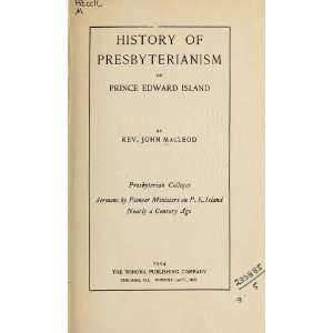com History Of Presbyterianism On Prince Edward Island. Presbyterian 