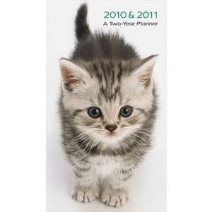  Checkbook Size 2 Year Planner Kitten