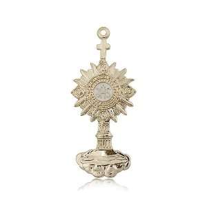  14kt Gold Monstrance Medal Jewelry