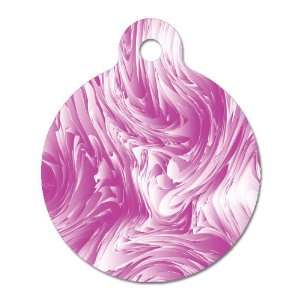  Pink Wonder World   Pet ID Tag, 2 Sided Full Color, 4 