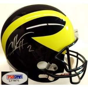  Autographed Charles Woodson Helmet   Michigan Wolverines 