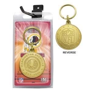  Washington Redskins Bronze Bullion Keychain Sports 