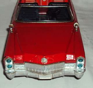 VINTAGE BANDAI BATTERY OPRATED TIN PLATE TOY C1960s CADILLAC MODEL CAR 