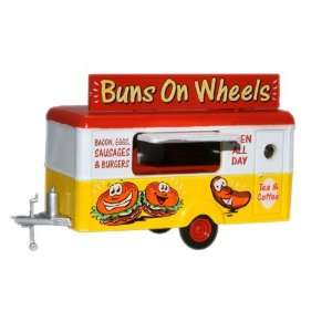  Buns On Wheels Mobile Trailer   1/76th Scale Oxford 