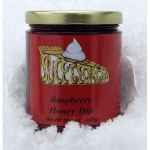 SLICE OF GEORGIA All Natural Raspberry Honey Dip, 10 oz jar  