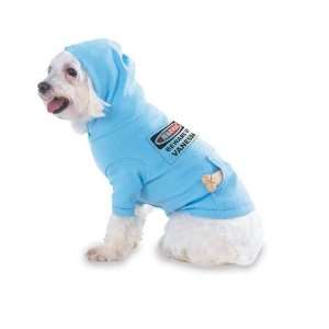   Hooded (Hoody) T Shirt with pocket for your Dog or Cat MEDIUM Lt Blue
