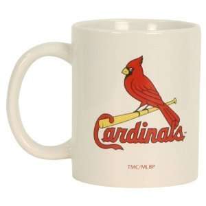 St. Louis Cardinals MLB 11 oz. Logo White Ceramic Coffee Mug  