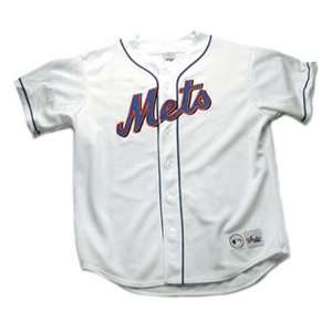 New York Mets MLB Replica Team Jersey (Alternate Home White) (Small 