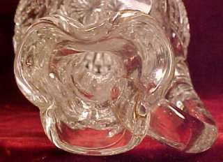 Outstanding Antique HURON CUT GLASS CRUET T B Clark  